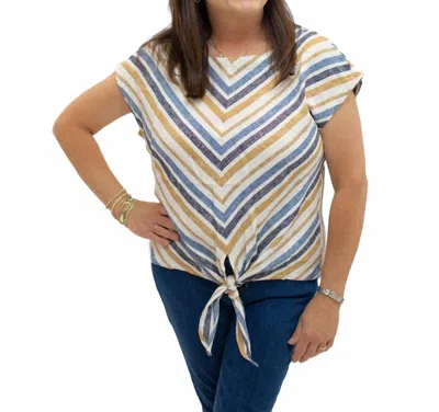 Charlie B Women's Striped Cap Sleeve Top In Multi