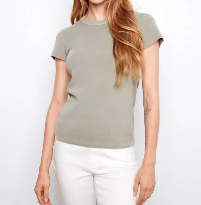 Charlie B Women's Tencel Rib Top In Sage In Multi