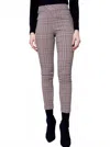 Charlie B Yarn Dyed Pull On Pant In Plaid In Multi