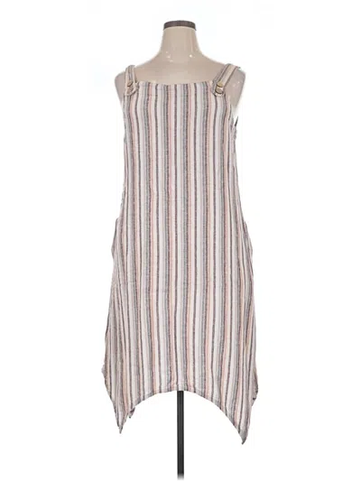 Pre-owned Charlie Casual Dress In Gray