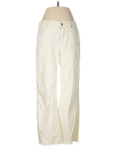 Pre-owned Charlie Casual Pants In Ivory