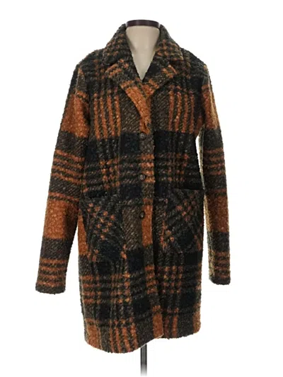 Pre-owned Charlie Coat In Brown