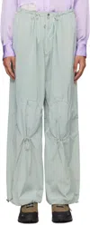 Charlie Constantinou Blue Adjustable Fit Knee Trousers In Turquoise: