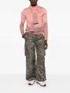 Charlie Constantinou Langarmshirt Mit Integriertem Schal In Red