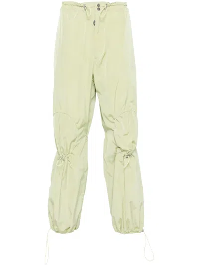 CHARLIE CONSTANTINOU DRAWSTRING STRAIGHT TROUSERS - MEN'S - NYLON