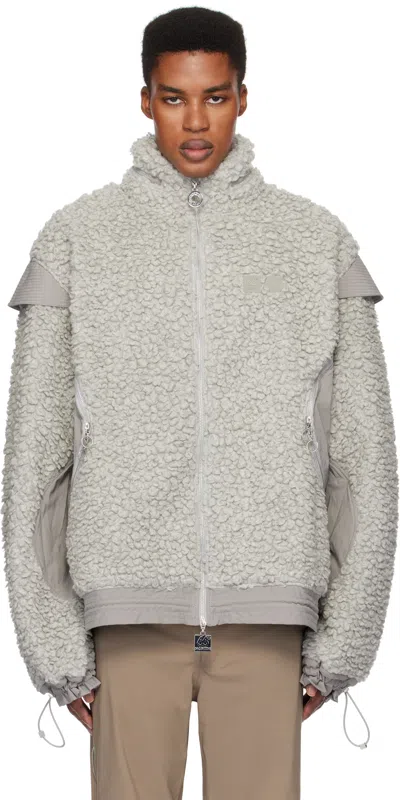 Charlie Constantinou Gray 66°north Edition Hybrid Jacket In Stone Grey