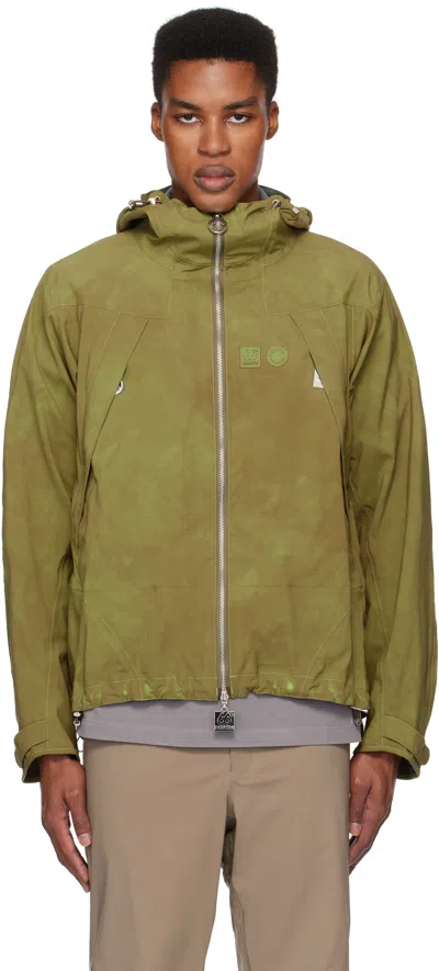 Charlie Constantinou Green & Brown 66°north Edition Dyed Jacket In Earth Brown