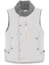 Charlie Constantinou Shell Gilet In Grey
