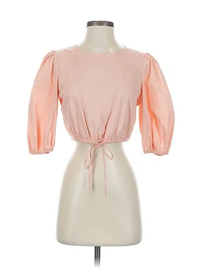 Pre-owned Charlie Holiday 3/4 Sleeve Blouse In Pink