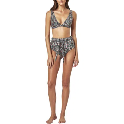 Charlie Holiday Cabana Womens Floral High Waist Swim Bottom Separates In Multi