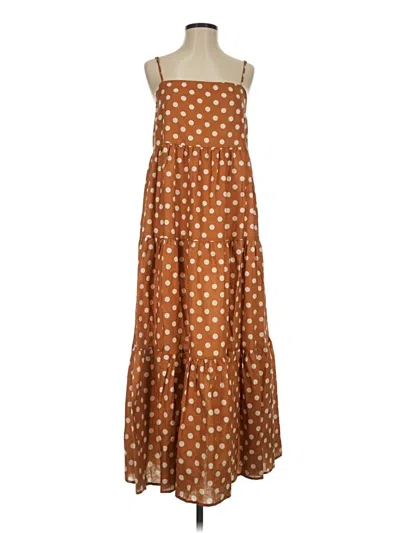 Pre-owned Charlie Holiday Casual Dress In Brown