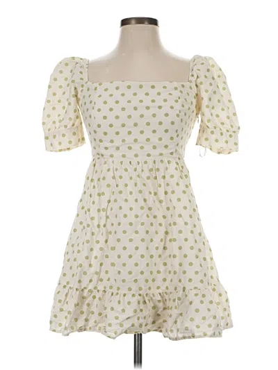Pre-owned Charlie Holiday Casual Dress In Ivory
