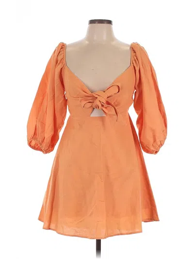 Pre-owned Charlie Holiday Casual Dress In Orange