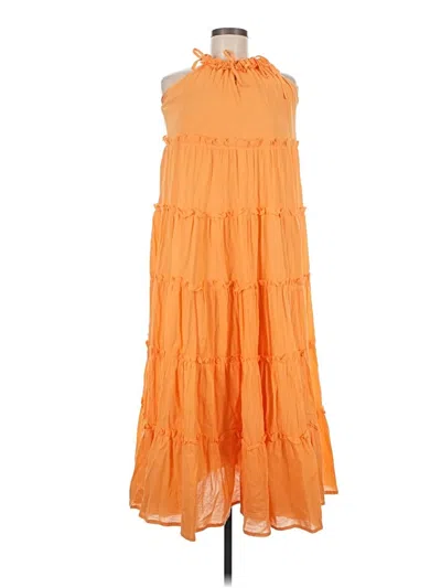 Pre-owned Charlie Holiday Casual Dress In Orange