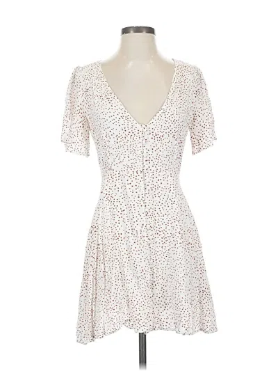 Pre-owned Charlie Holiday Casual Dress In White