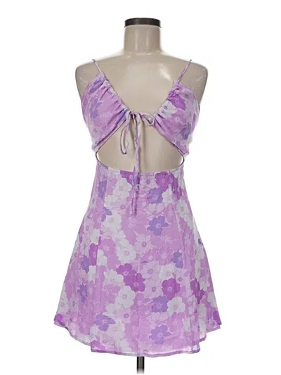 Pre-owned Charlie Holiday Cocktail Dress In Purple
