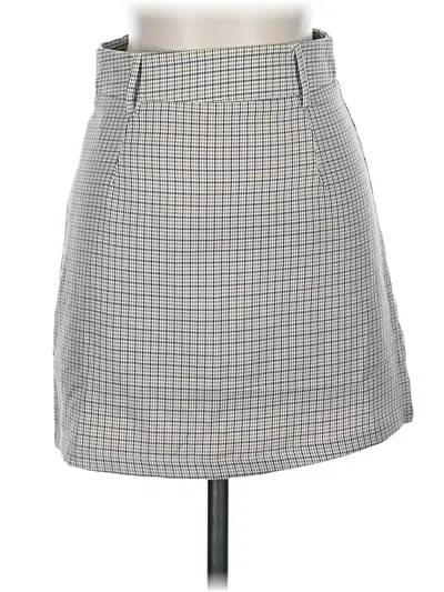Pre-owned Charlie Holiday Formal Skirt In Gray