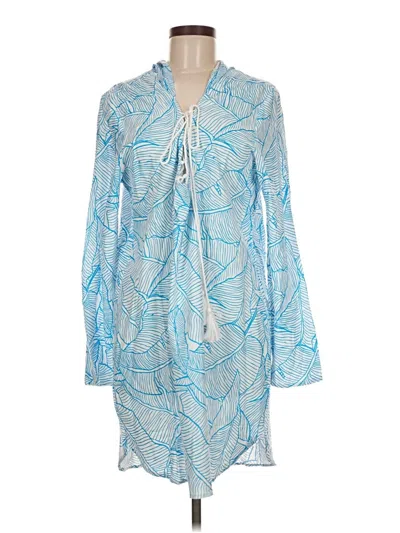 Pre-owned Charlie Holiday Poncho In Blue