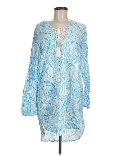 Pre-owned Charlie Holiday Poncho In Blue