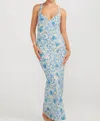 Charlie Holiday Rylee Maxi Dress In Tie Dye In Multi