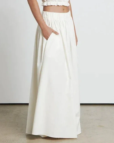 Charlie Holiday The Maxi Skirt In White