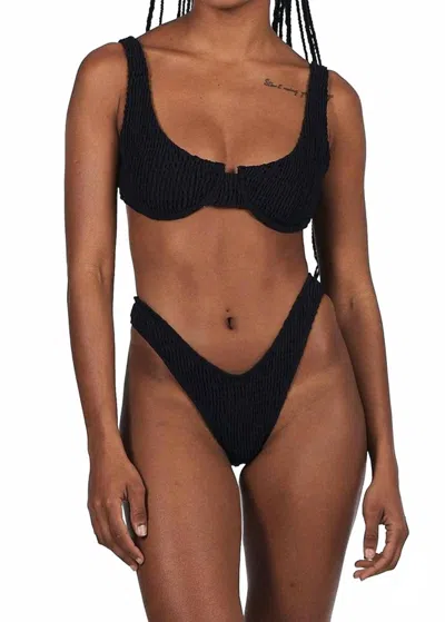 Charlie Holiday Women's Roman Bikini Top In Black