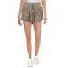 Charlie Holiday Womens Knit Short Wide Leg Shorts In Multi