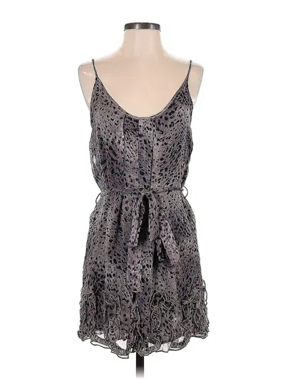 Pre-owned Charlie Jade Casual Dress In Gray