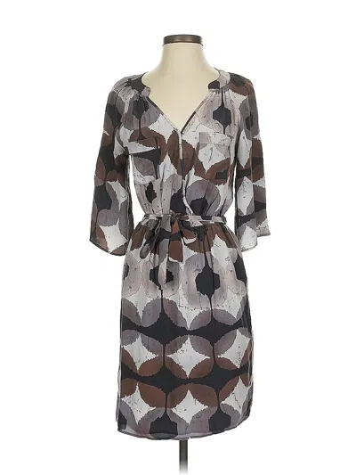 Pre-owned Charlie Jade Casual Dress In Gray