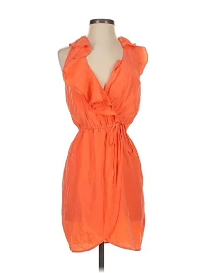Pre-owned Charlie Jade Cocktail Dress In Orange