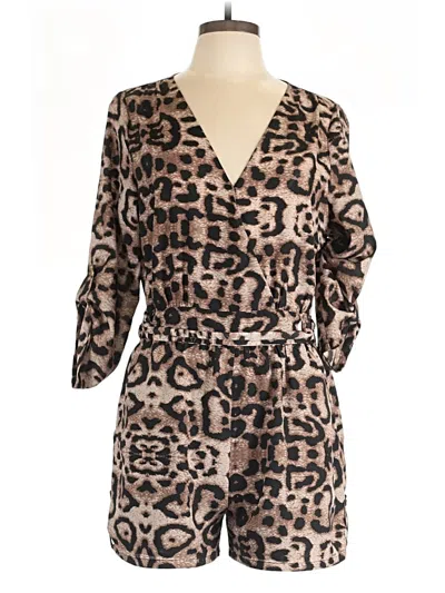 Pre-owned Charlie Jade Romper In Brown