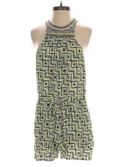 Pre-owned Charlie Jade Romper In Green