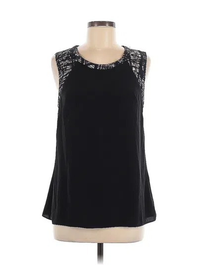 Pre-owned Charlie Jade Sleeveless Blouse In Black