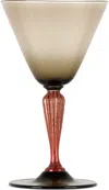 Charlie Larouche-potvin Brown Earth Tone Big Goblet In Smokey Brown
