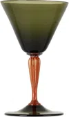 Charlie Larouche-potvin Green Earth Tone Big Goblet In Eel Green