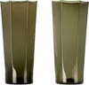 Charlie Larouche-potvin Green Hexagonal Tumbler Set In Eel Green