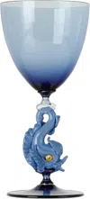 Charlie Larouche-potvin Ssense Exclusive Blue Fish Wine Glass In Blue