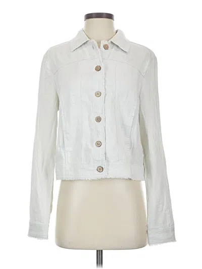 Pre-owned Charlie Long Sleeve Button Down Shirt In White