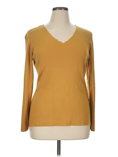 Pre-owned Charlie Long Sleeve T-shirt In Gold