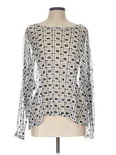 Pre-owned Charlie Long Sleeve T-shirt In Silver