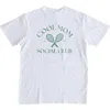 Charlie Lou Baby Women's Cool Mom T-shirt In White