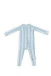 Charlie Lou Baby ® Cotton Candy Stripes Double Zipper Convertible Romper In Blue
