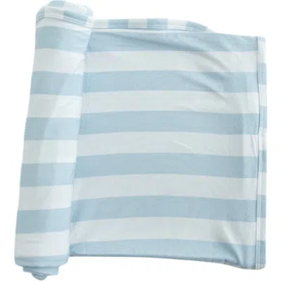 Charlie Lou Baby ® Cotton Candy Stripes Stretchy Swaddle In Blue