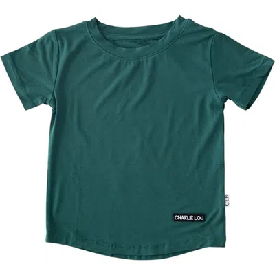 Charlie Lou Baby ® Forest Green T-shirt In Animal Print