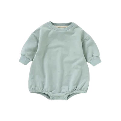 Charlie Lou Baby Kids' ® Organic Cotton Bubble Romper In Blue