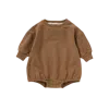 Charlie Lou Baby ® Organic Cotton Bubble Romper In Brown