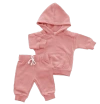 Charlie Lou Baby Kids' ® Organic Cotton Hoodie & Jogger Set In Pink