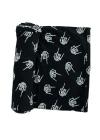 Charlie Lou Baby ® Rock N' Skull Stretchy Swaddle In Black