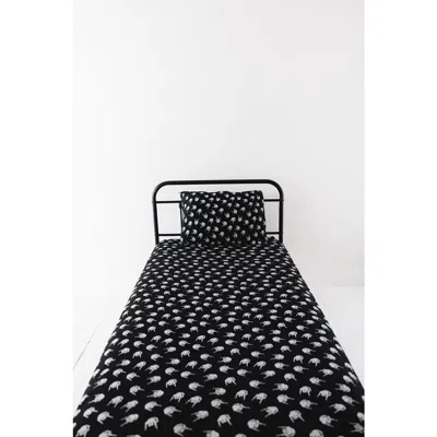 Charlie Lou Baby ® Rock N' Skull Twin Bedding Set In Black