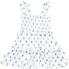 Charlie Lou Baby ® Ruffle Smocked Dress In White